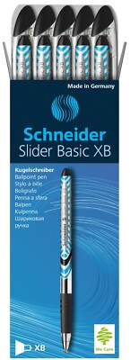 Schneider Slider Basic XB Ballpoint Pen Extra Broad Pen Point - 1.4 mm - Black