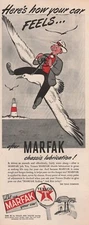 1944 TEXACO Marfak Engine Lubrication Gas-Oil Print Ad