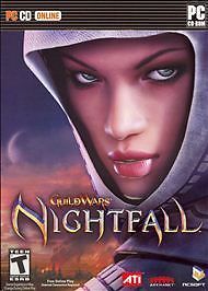Guild Wars : Nightfall ( PC CD-ROM NCSoft 3 Discs Guides and Poster included #B5