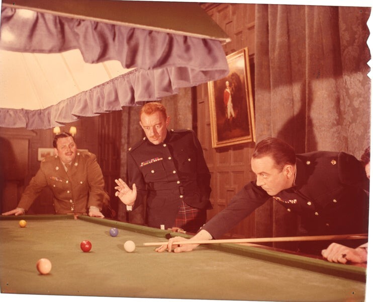 Tunes of Glory Alec Guinness Dennis Price Billiards Original Transparency Snipe