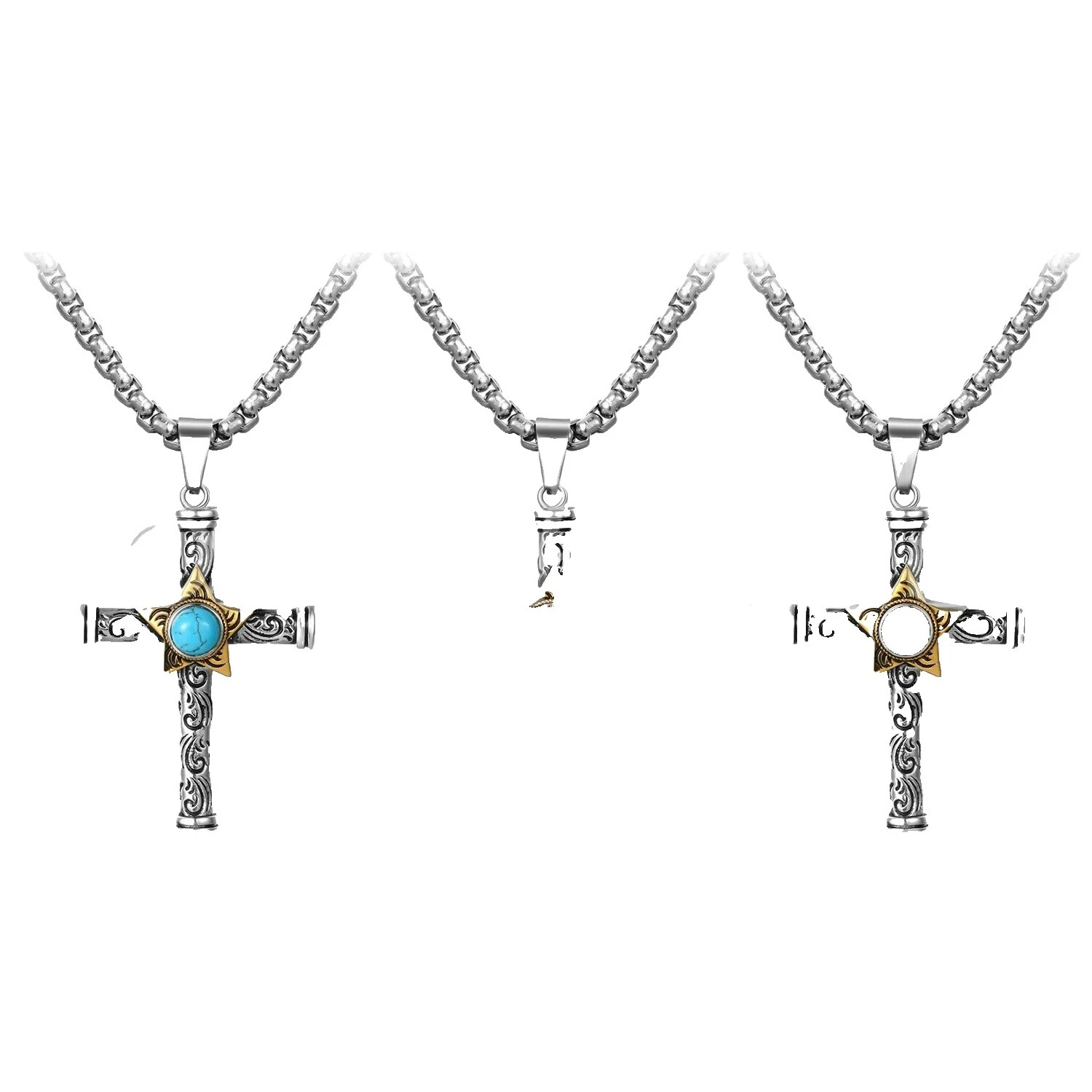 Collares y colgantes Colgante Turquesa para hombres