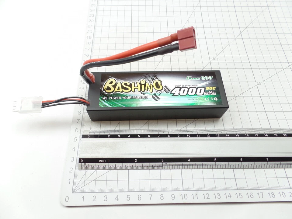 Kyosho Gens Ace Bashing Battery LiPo 3S 11.1V 4000 mAh 50C 139X46X25MM 280G RPD® - Image 2 of 2