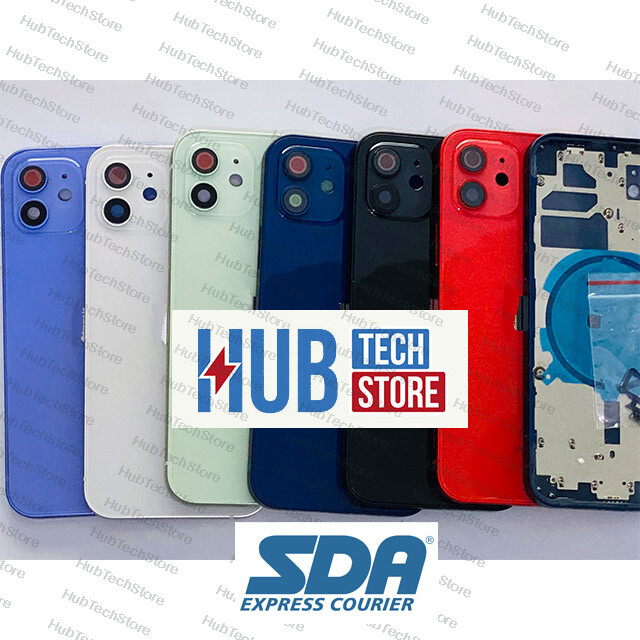 BACK COVER SCOCCA COMPLETA POSTERIORE + FRAME+FLAT PER IPHONE 12 -12 MINI TELAIO