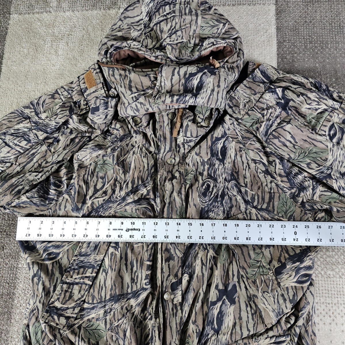 VTG Columbia Mossy Oak Hunting Jacket Men XL Camo Omni Tech