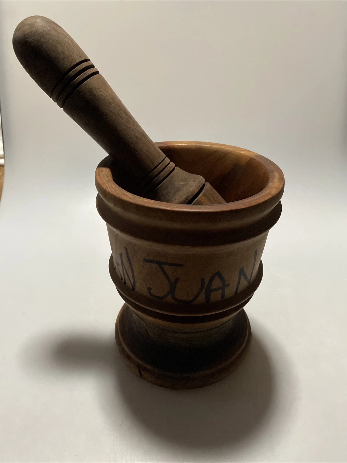 San Juan Memorabilia Wood Pharmacy Pharmacist Drug Apothecary Herbalist
