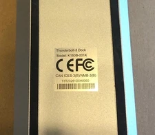 Accell Thunderbolt 3 USB-C USB 3 Displayport Ethernet Docking Station K160B-001K