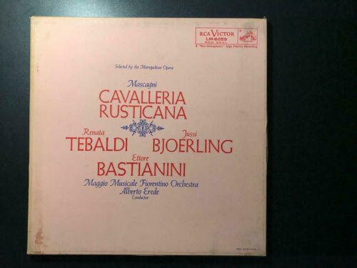Mascagni Cavalleria Rusticana / Renata Tebaldi, Jussi Bjoerling 2 LPs Set / RCA  - Bild 1 von 5