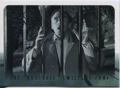 Twilight Zone Serie 4 S&S Zitatkarte Twilight Zone Verfolgungsjagd Q12