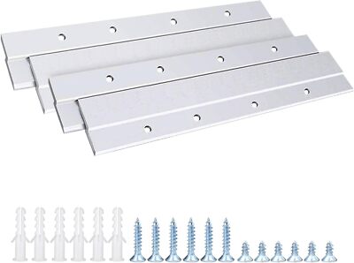 French Cleat Picture Hanger, Aluminum Z Hanger Interlocking 6 Inch