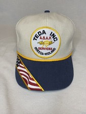 TEDA INC A.S.A.P Services Odessa Midland Rope Patch Trucker Hat Cap Made In USA