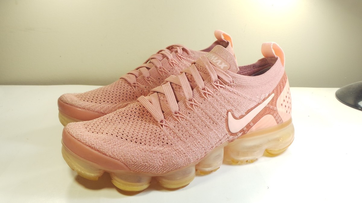 NIKE 2018 AIR VAPORMAX 942843-600 RUST PINK 7 DUNK FLYKNIT MAX