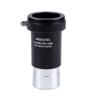 1.25'' Barlow Lens 5X Multi-coated For Telescope Eyepiece Lens W/ M42x0.75 Thread