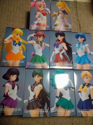 Sailor Moon Eternal Figure Set of 10 Glitter & Glamours A type BANPRESTO from JP