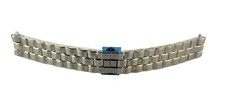 MONTBLANC MEISTERSTUCK BI-COLOR BRACELET DUAL TIME 3171 NEW 19 mm 7"  1