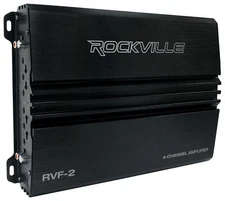 Rockville RVF-2 1200w Peak/300w RMS 4 Channel Car Amplifier Stereo Amp