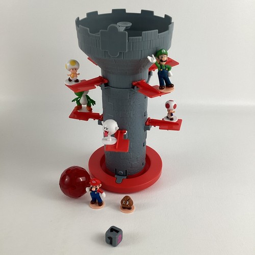 Super Mario Blow Up Shaky Tower Balancing Game Tabletop Skill Action Epoch - Afbeelding 2 van 13