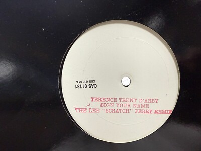 Terence Trent D'Arby Sign Your Name Lee ''Scratch'' Perry Remix 12'' COLUMBIA Promo