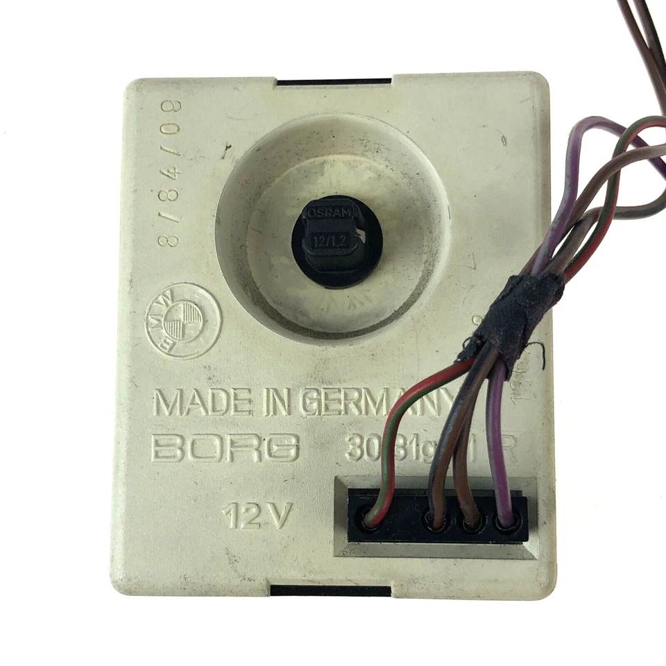 BMW E30 OEM EURO DIGITAL DASHBOARD BORG CLOCK M3 325I 320i 325I w/harness - Изображение 3 из 4