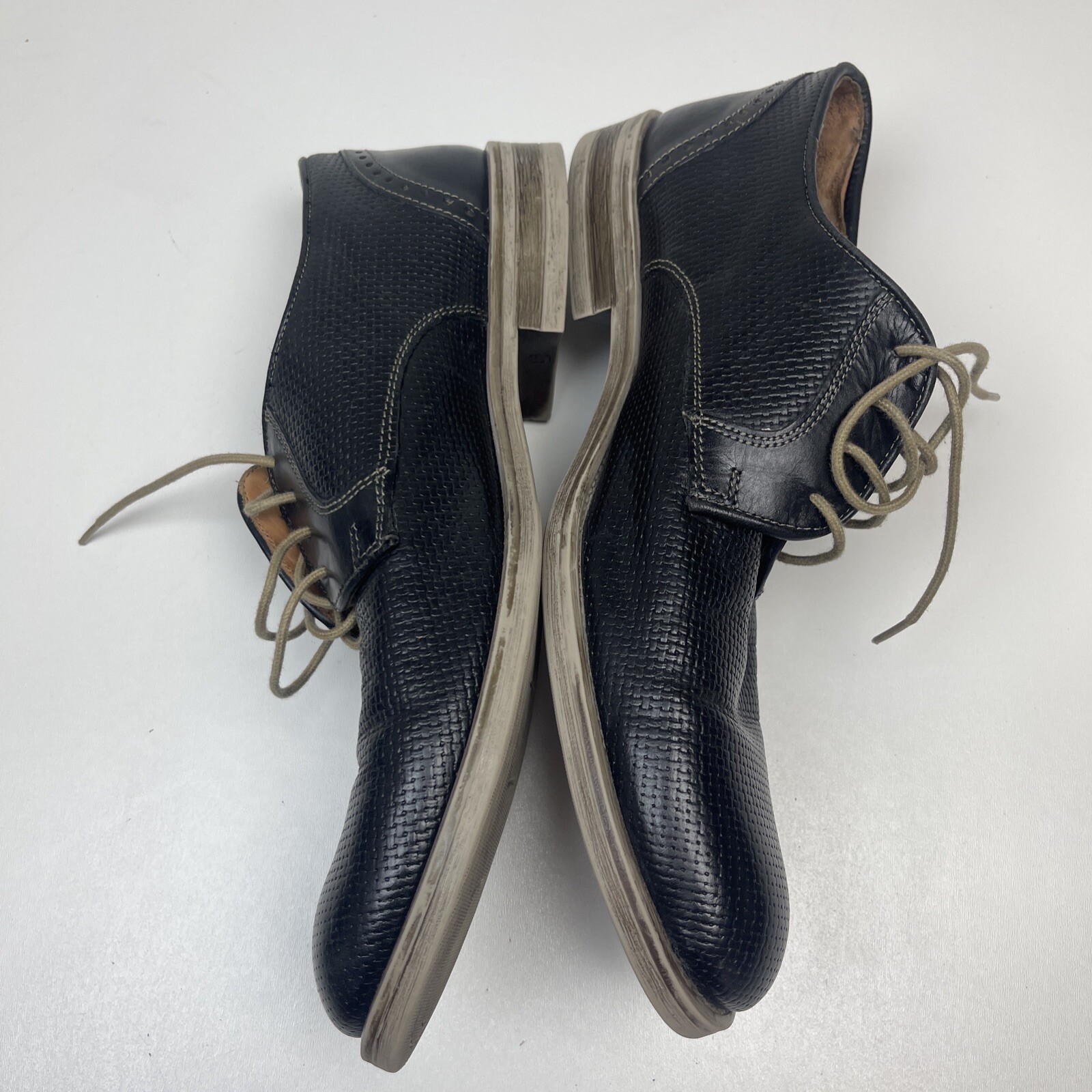 SAOLA Scarpe da uomo Georgio Brutini 9M 250651 stringate in pelle nera Oxford