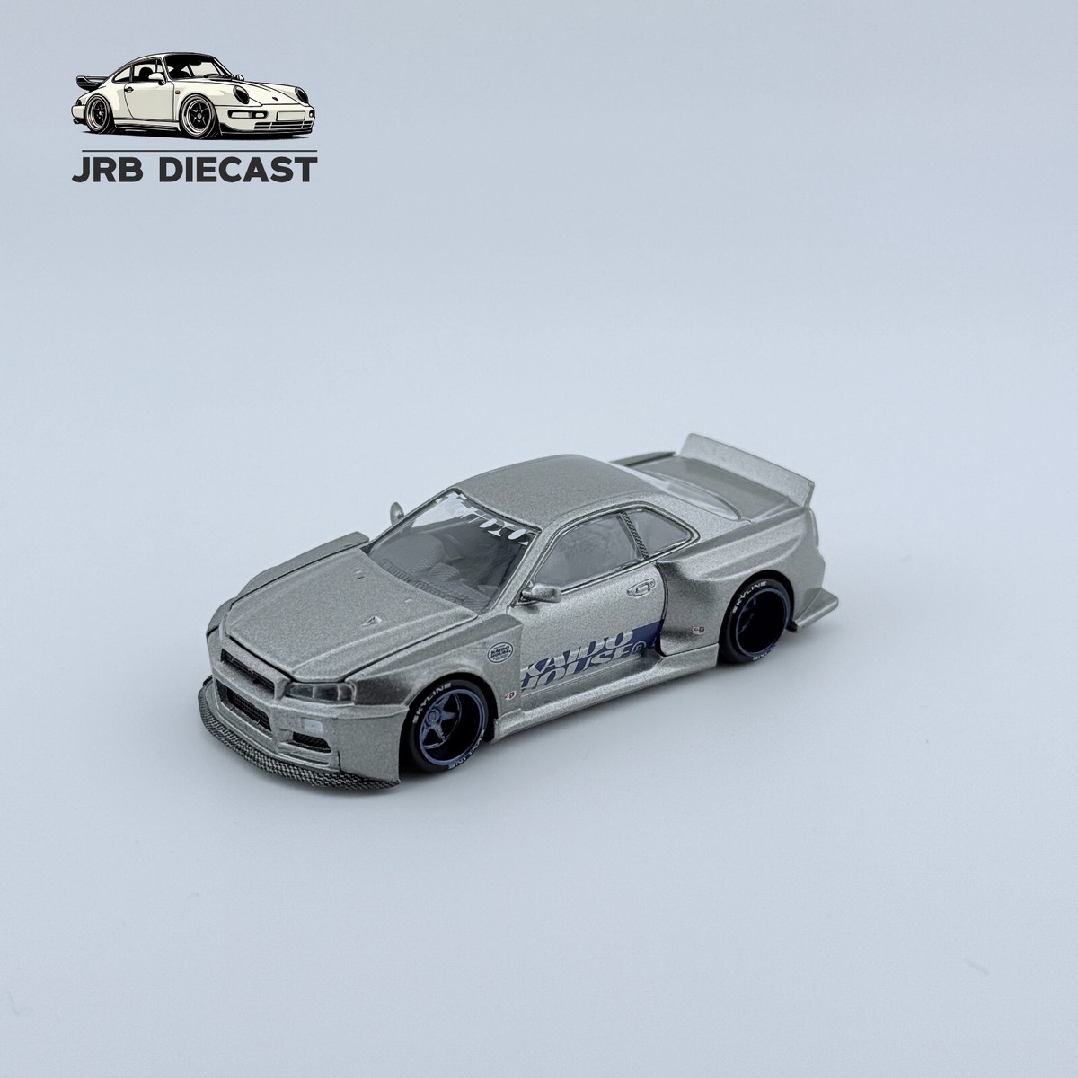 街道ハウス　ニッサン　GT-R (R34) Kaido House 1:64 Nissan GT-R R34 Pink KAIDO RACING FACTORY