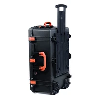 Black & Orange Pelican 1650 no foam - empty. Comes with wheels.