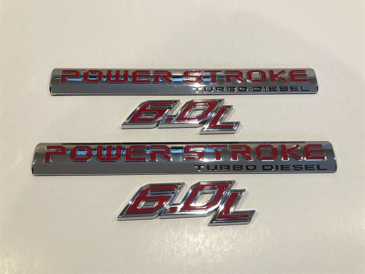 Emblema Powerstroke 6.0 95 97 Ford F250 F350 7.3L Powerstroke Power