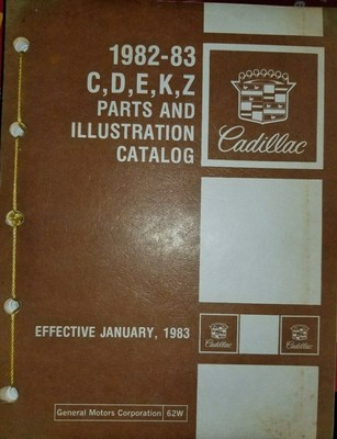 Cadillac catalog parts