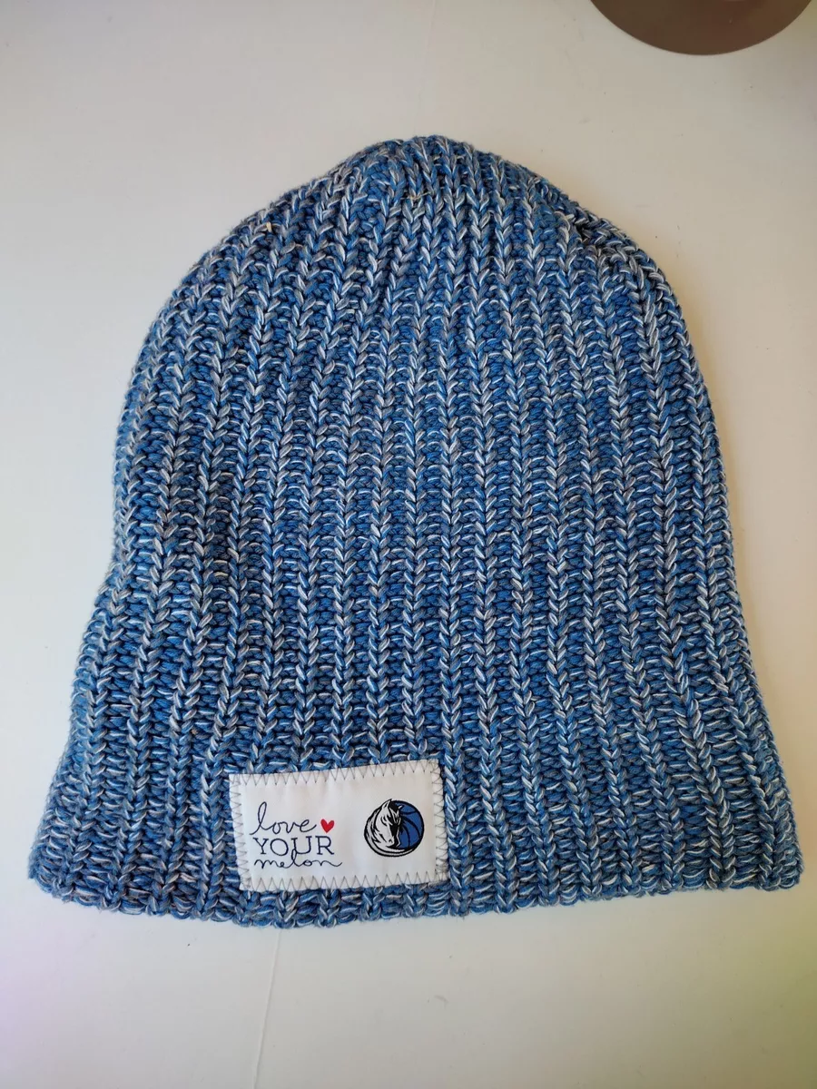 EUC Love Your Melon Dallas Mavericks Beanie Made In USA Blue NBA