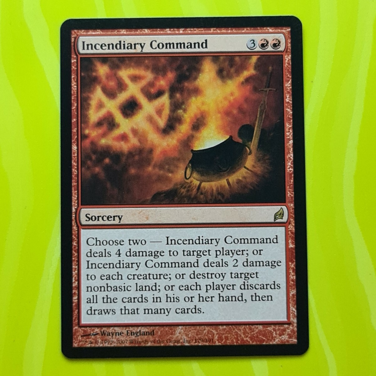INCENDIARY COMMAND | LORWYN | MTG | ENGLISH | NM | #C743 | eBay