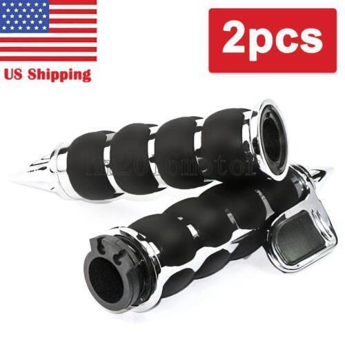 Chrome Handlebar Hand Grips for Harley Heritage Softail Classic FLSTC - Bild 1 von 6