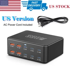 330W GaN USB-C Charger 100W PD3.0 QC3.0 PPS Fast Charging for Laptop Phone US