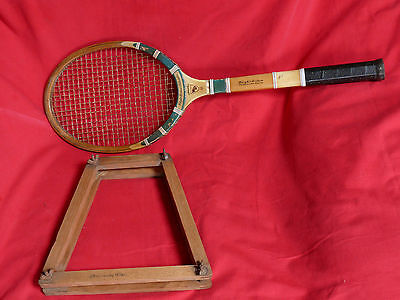 Racket with Racket Press Rare Racket In Mint Condition Tennis Racquet Vintage Wright and Ditson brand Park model Tennis Racket Racquet