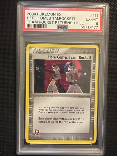 Here Comes Team Rocket! graded PSA 6 for sale on eBay