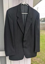 VTG Christian Dior Le Connaisseur 100 Virgin Wool Pinstripe Blazer USA sz 41R