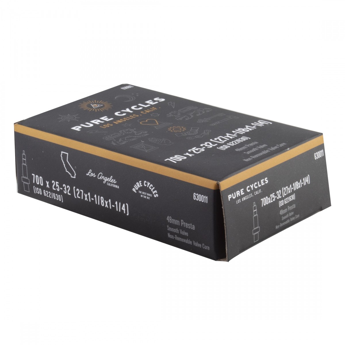 Внутренние трубки клапана Presta Pure Cycles 700x25-32 Прочный ПВХ гладкий шток клапана 2790₽