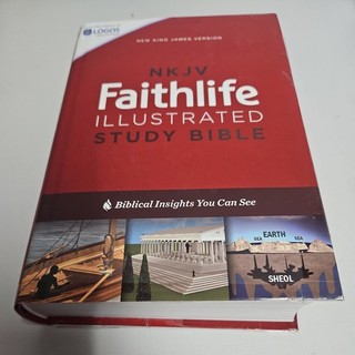 NKJV Faithlife Illustrated Study Bible Hardcover Red Letter Edition :...