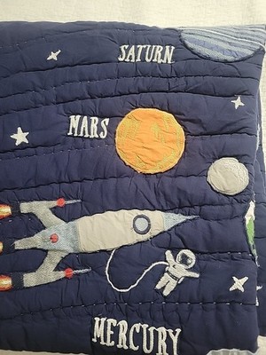 Pottery Barn Kids Solar System Glow-in-the-Dark Quilt Full Queen 