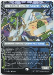 Don & Leo, Problem Solvers (Showcase) Foil - Teenage Mutant Ninja Turtles #242/343