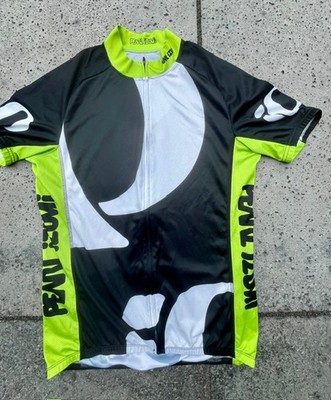 PEARL IZUMI - Radtrikot Trikot Kurzarm XL schwarz weiß grün retro 2011