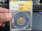 1921 25c Standing Liberty Silver Quarter Anacs F 15 Details