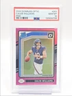 CALEB WILLIAMS 2024 DONRUSS OPTIC RATED ROOKIE PINK PRIZM A RC PSA 10 Q0004