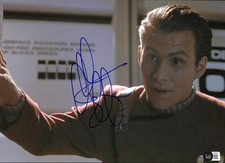 Christian Slater Signed Star Trek Photograph 11x14 Beckett Authenticated