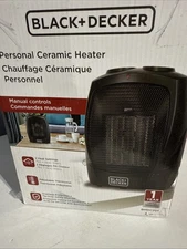 BLACK+DECKER 1500W Ceramic Heater - Black (BHDC201)