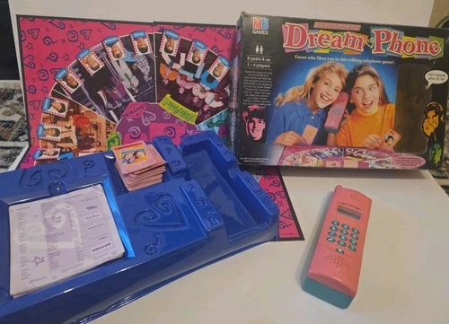 Vintage Dream Phone MB Games Electronic Board Game 1996 Working Phone,Incomplete