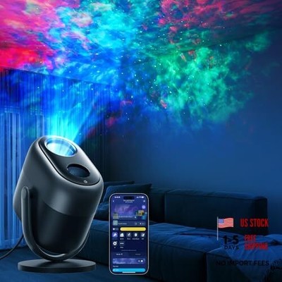 Govee Star Projector Lights, 7-Zone Colorful Nebula Effect, Compatible with