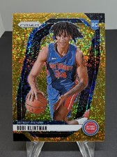 2024-25 Panini Prizm - Bobi Klintman #266 Gold Sparkle Prizm /24 (RC)