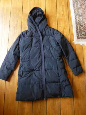 Mango Basics - Daunenmantel Damen - Größe: XL, Schwarz  - Daune/Feder/Polyamid