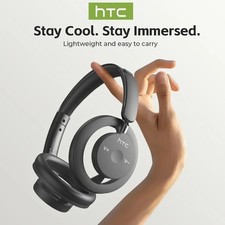 HTC HP06 Bluetooth V6.0 Wireless Open-Ear Headphones Foldable Punchy Bass Headse