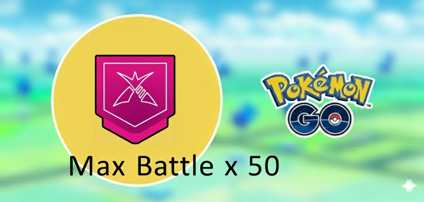 Pokemon GO 50 Max Battles service complet pour booster les recompenses de raid