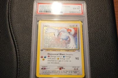2000 Pokemon Neo Genesis Lugia 1st Edition Holo #9 PSA 6 EX-MT W